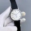 Autres montres 42MM Simple style Bauhaus Montre automatique Ultra-mince bracelet en cuir imperméable Self-care mens montre de marque de luxe l2403