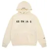 Essentialsweatshirts Set Men Kalın Stil 24s Tasarımcı Hoodie Krop Sweatshirt Gevşek Tişört Şort Adam Klasik EssentialShoodie Erkekler 128