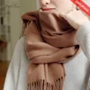 Solidlove Wol Winter Sjaal Dames Sjaals Volwassen Sjaals voor dames 100% Wollen sjaal dames Mode Kasjmier Poncho Wrap 240111