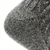 Mens socks with wool twist double needle and line to increase mens long thick warm sock 240112