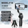 Cool Dier F10 3 Eksen Anti Shake Handheld Gimbal Stabilizatör Telefon Video Kayıt Vlog 15 Akıllı Telefon 240111