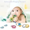 Baby Crib Mobile Rattles Toy RC Star Projection Timing Born Bell Toddler Carousel Spädbarn Roterande musikal 012m GENTER 240111