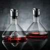 18001500ML Decantador de gama alta Material de cristal Banquete doméstico el Club Herramienta de medición de vino tinto 240111