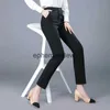 Pantaloni da donna Capris Nuova matita formale alla caviglia per le donne Pantaloni sportivi OL a vita alta Pantalone classici Pantaloni dritti chic Slim Spodnie