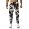 Pantaloni da uomo 2024 Moda Militare Camouflage Jeans Maschili Tendenza Sottile Hip Hop Dritto Verde Militare Tasca Cargo Denim Gioventù di Marca
