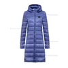 Manteau en duvet léger pour femme, mi-long, coupe cintrée, polyvalent, décontracté, à capuche, Design automne-hiver 2023