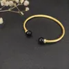 Браслет David Y Кабельные браслеты Роскошные дизайнерские украшения Pulsera для женщин Мужчины Серебро Золото Жемчужная головка X-образный браслет-манжета Ювелирные изделия для рождественского подарка