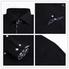TFETTERS Men Shirt Spring Autumn Korean Long Sleeve Shirt Button Turn Down Collar Pocket Design Anti-wrinkle Oversized 5XL 240112