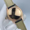 Luxus-Herrenuhr New Cellini M50505-0020 Herrenuhr mit Automatikwerk, 39 mm, Gold, SS2813, feines Stahlgehäuse, Rindslederarmband, AAA