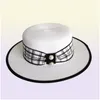 Été Panama Designer Style Lettre Bandes Tissé À La Main Dames Chapeau De Paille Haute Qualité Raphia Seau Chapeaux À Large Bord Cap2427354