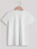 フラワープリントクルーネックの女性Tシャツ春夏のためのカジュアルな半袖Tシャツ女性トップスティー