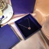 Ожерелье Swarovskis, дизайнерское женское ожерелье с подвеской высшего качества, фиолетовое кристаллическое ожерелье с прыгающим сердцем, женский элемент, цепочка с воротником, женская