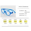 Sonnenbrillenrahmen TR90 Kinderbrillen Silikonscharnier Mädchen Junge Kinder Anti-Blau-Brille Flexible Myopie Rezept Optischer Rahmen Brillen