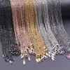 10 Pieces 304 Stainless Steel 22mm Wide Chain 40cm Plus 5cm Necklace 240111