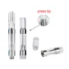 M6T Oil Atomizer Press Tip G5 Oil Carts Ceramic Coil Cartridge Thick Oil 0.5ML 1.0ML Empty Tank Atomizers fit 510 Thread Preheat Battery pk Runtz Carts