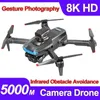 Drones 8K Mini P15 Cámara dual Drone 360 grados Voltear un clic Fotografía aérea Quadcopter para viajes Juguetes Regalo Xiaomi