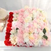 Fleurs décoratives 40x60 cm panneaux muraux de fleurs en soie créatives roses artificielles fond centre commercial décoration fête de mariage florale