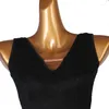 Stage Wear Standard Latin Dance Kjol 2024 Lady's Sexy Back Rumba Dancing Dress High Quality Samba