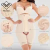 Faja Ropa interior femenina Control de barriga Levantamiento de glúteos Cintura Modelado Correa Plus Bragas Body Shaper Mujeres Body Alta compresión 240111