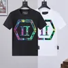 PLEIN URSO T CAMISA Mens Designer Camisetas Roupas de Marca Strass PP Crânios Homens T-SHIRT PESCOÇO REDONDO SS CRÂNIO Hip Hop Camiseta Top Tees 16724