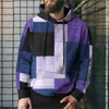 Herrtröjor randig grafik för män kläder höst 3d full tryck 2024 långärmad toppar casual streetwear hooded hoodie