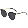 2024 Новые роскошные дизайнерские солнцезащитные очки Bee для женщин и мужчин, модные тенденции, восьмицветные солнцезащитные очки, сетчатые красные очки Same G