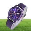 الأنيقة SHSHD العلامة التجارية Geneva CWP Mens Watch Double Layer Quartz Wathes Watches Plastic Mesh Belt Wristwatches1919376