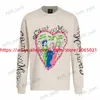 Men's T-Shirts SAINT MICHAEL Long Sleeved Vintage T Shirt Men Casual Washed Old Oversize Tee T-shit T240112