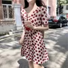 Casual Dresses Korean Fashion Kawaii Woman High midjeklänning Summer Strawberry 2024 Loose Slim Push Up Hip Costume Streetwear