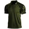 T-shirt tattiche militari estive da uomo Quick Dry Outdoor Nature Hike Camicia manica corta da combattimento Arrampicata Abbigliamento mimetico 240111