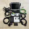 MB Star C5 Multiplexer för Benz MB SD Connect C5 Xentry Das Wis EPC för Benz Truck Car Diagnostic Toughbook CF19