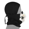 Outdoor Airsoft Maschera tattica Cappuccio Tiro Protezione per il viso Equipaggiamento Metallo Rete metallica in acciaio Mezza faccia NO03-023