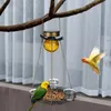 他の鳥の供給ハンギングフィーダー給餌トレイバスソーラーパワーアウトドアと光のある屋外