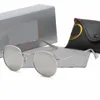 Design rond classique UV400 lunettes de soleil de lune