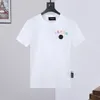 Plein Bear TシャツメンズデザイナーTシャツブランド衣料ラインストーンPP頭蓋