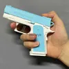 Plack Play Water Fun Toys Childrens Gravity Jump Toy Mini 3D Printing Gun Nonothing Childrens Radiation Nóż Stress Relief Christmas Prezent H240308