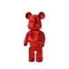 Figury zabawek akcji galwanizowany niedźwiedź przemoc niedźwiedź figurki ozdoby Ozdoby salon pokój dekretop