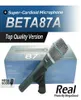 Real Condenser Microphone BETA87A Top Quality Beta 87A Supercardioid Vocal Karaoke Handheld Microfone Mike Mic7204819