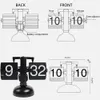 Zegar komputerowy Europejski kreatywny Flip W dół strony