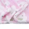 Quilts Cartoon Baby Blanket Cute Elephant Baby Product Newborn Elephant Air Conditioning Quilt Coral Velvet Pillow Quilt Dual purposeL2405