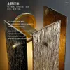 Duvar lambası Doku Bakır Retro Retro Okuma Altın Estetik Minimalist Işık Lüks Tasarım Wandleuchte Ev Dekorasyonları