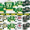 #97 Kirill Kaprizov Reverse Retro Hockey Jersey #36 Mats Zuccarello Marc-Andre Fleury Jared Spurgeon Pat Maroon Foligno Brock Faber Joel Eriksson Ek Matt Boldy Jerseys