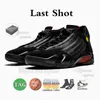 With box 14s mens Basketball Shoes jumpman 14 Black White Ginger candy cane Winterized gym red Blue moments Hyper Royal trainers sports sneakers ogmine for good price