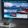 4K Projectors 5G WiFi Bluetooth Full HD Projector Native 1080p 15000 Contrast 4P/4D Keystone Outdoor Video Projector K8 240112