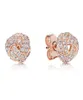 18K Rose Gold knot Stud Earring Original box for 925 Silver Crystal CZ Diamond Earrings Set for Women Wedding Gift8867090