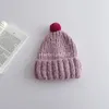 Koreaanse Stijl Meisjes Gebreide Muts Met Kleurrijke Kleine Pom Pom Bal Winter Warm Kids Baby Boy Skullcap Motorkap Bebes Gorros