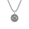 Pendant Necklaces Quality Fashion Medal Necklace Pirate Ship Compass Personalized Men's Hip Hop Jewelry Trendy