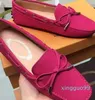 Yaz İtalyan İthal Orijinal Deri Kadın Ayakkabıları Yeni Deerskin Fasulye Ayakkabı Konfor Slip-On Ayakkabı Ayakkabı Sürüş için