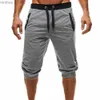 Herenshorts Zomer Heren Losse Shorts Jogger Casual Slim Harem Korte Sport Joggingbroek Drstring Joggerbroek Herenbroeken StreetwearL240111