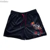 Men's Shorts Anime Men Gym Shorts trening sportowy Sport Casual Clothing Fitness Shorts Shorks Swim Trunks Beachwear Men Short Pantsl240111